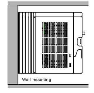 Ambiente Vibração Direção de Instalação Condições adicionais. 5.8m/s2 (0.6g) Direção de Instalação O inversor deve ser instalado em posição vertical para assegurar o efeito de resfriamento suficiente.