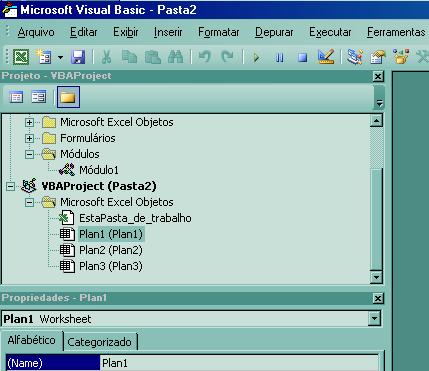 Escolhendo-se através de um clique do mouse o item Macro, aparecem os itens Macros, Gravar nova macro, Segurança, Editor do Visual Basic e Editor de scripts Microsoft. Figura 4.