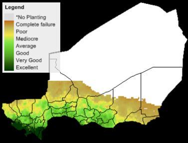 Legend: Normal 2014 Legend: Normal 2014 Gráfico 1: Pluviosidade Real na Região de Tillabery do Níger, Maio- Outubro de 2014 (ARC2) Gráfico 2: Pluviosidade Real na Região de Diffa do Níger, Maio-