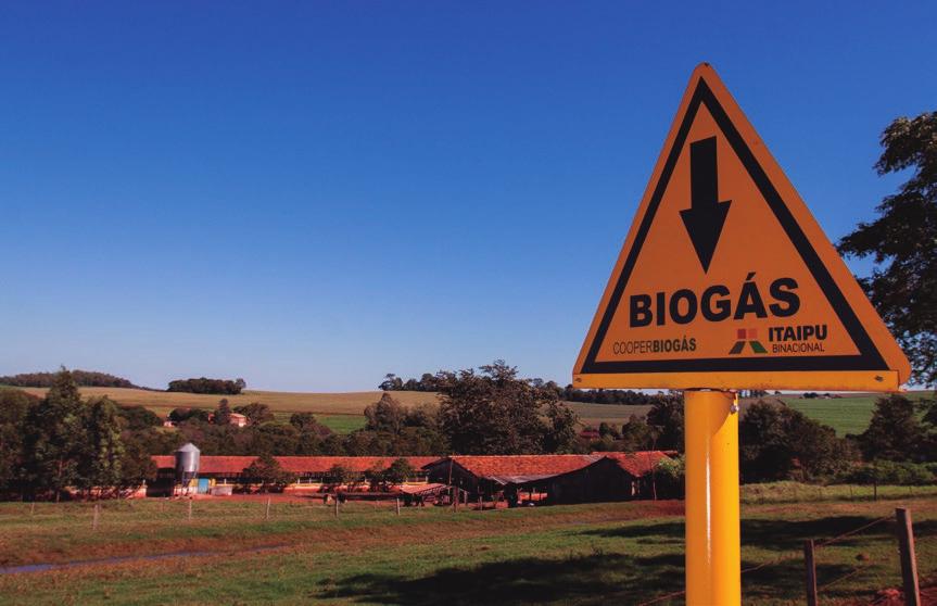 Após a implantação, a biomassa residual produzida nas propriedades passou a ser tratada por meio de biodigestores de lagoa coberta ou rígido, onde se produz biofertilizante e biogás que