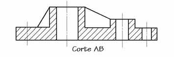 Com base nas regras de representação em desenho técnico, julgue os próximos itens.