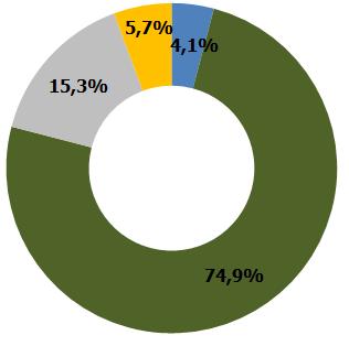 DADOS SEGMENTADOS POR TIPOLOGIA JANEIRO A MARÇO DE 2017 Participação das