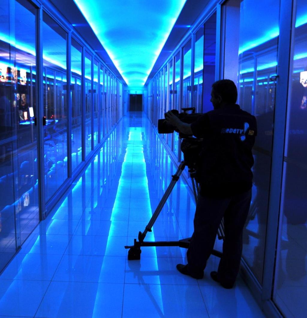 Construimos o maior e mais moderno Centro de Televisão Digital do mundo, para levar ao telespectador uma