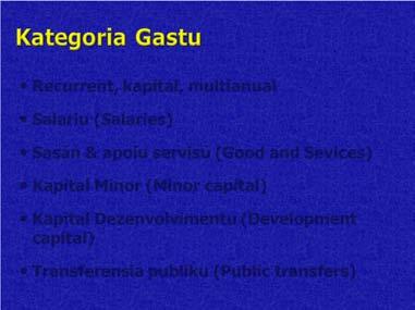 sustainable / sustentavel Investimentu la hanesan gastu Taxa Domestiku/ Domestic Taxes (tuun depois 2008 tanba lei reforma taxa)