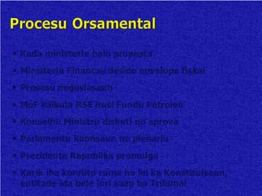 20) Kria regime duodesimal bainhira OGE seidauk hetan promulgasaun (Art. 31) t$1,055 husi FP = 4.