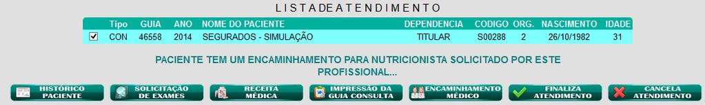 Após informar os campos, clique sobre o botão para concluir o encaminhamento. Após a conclusão, os campos serão bloqueados para digitação, sendo possível visualização apenas para leitura.