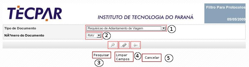 os campos; 5- Caso queira cancelar e voltar para a tela anterior. 7- APAGANDO UM DOCUMENTO 7.