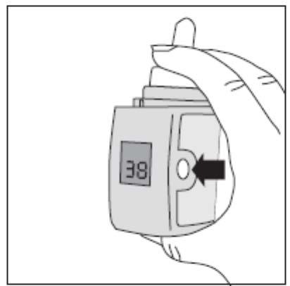 Preparar o pulverizador nasal Instanyl Antes de utilizar o pulverizador nasal pela primeira vez, deverá ser acionado 5 vezes (pressionado) para obter uma dose completa de Instanyl.
