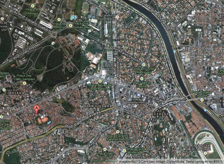 Para ajudar agora, veja uma foto aérea do Butantã. Encontre o Instituto! Mapa de http://maps.google.