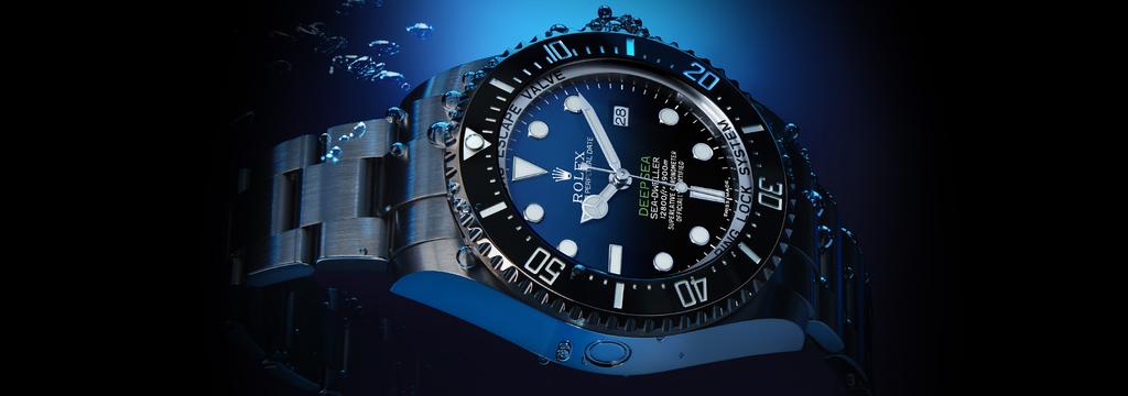 Característica do Rolex Deepsea VÁLVULA DE HÉLIO Os mergulhadores profissionais que voltam à superfície após um mergulho profundo e saturado devem passar algum tempo em uma câmara de descompressão,