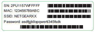 Pré-configurar a segurança sem fio Este produto possui um nome de rede sem fio (SSID) e uma chave de rede (senha) exclusivos.