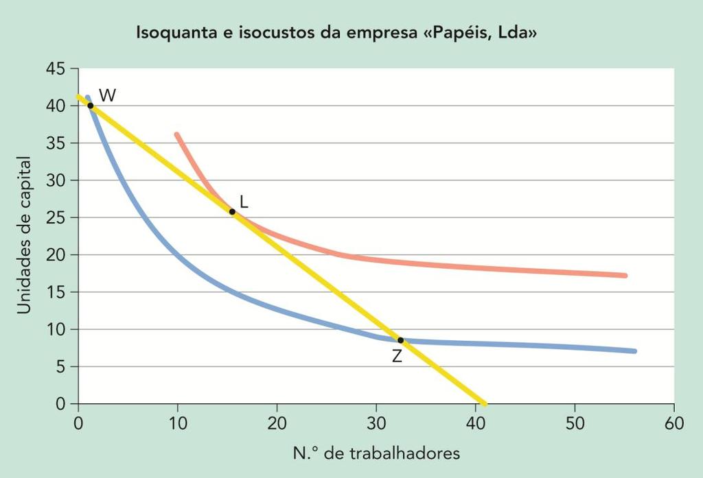 4. Depois de ponderadas as diversas hipóteses, os gestores decidiram traduzir a sua opção sob a forma de um gráfico.