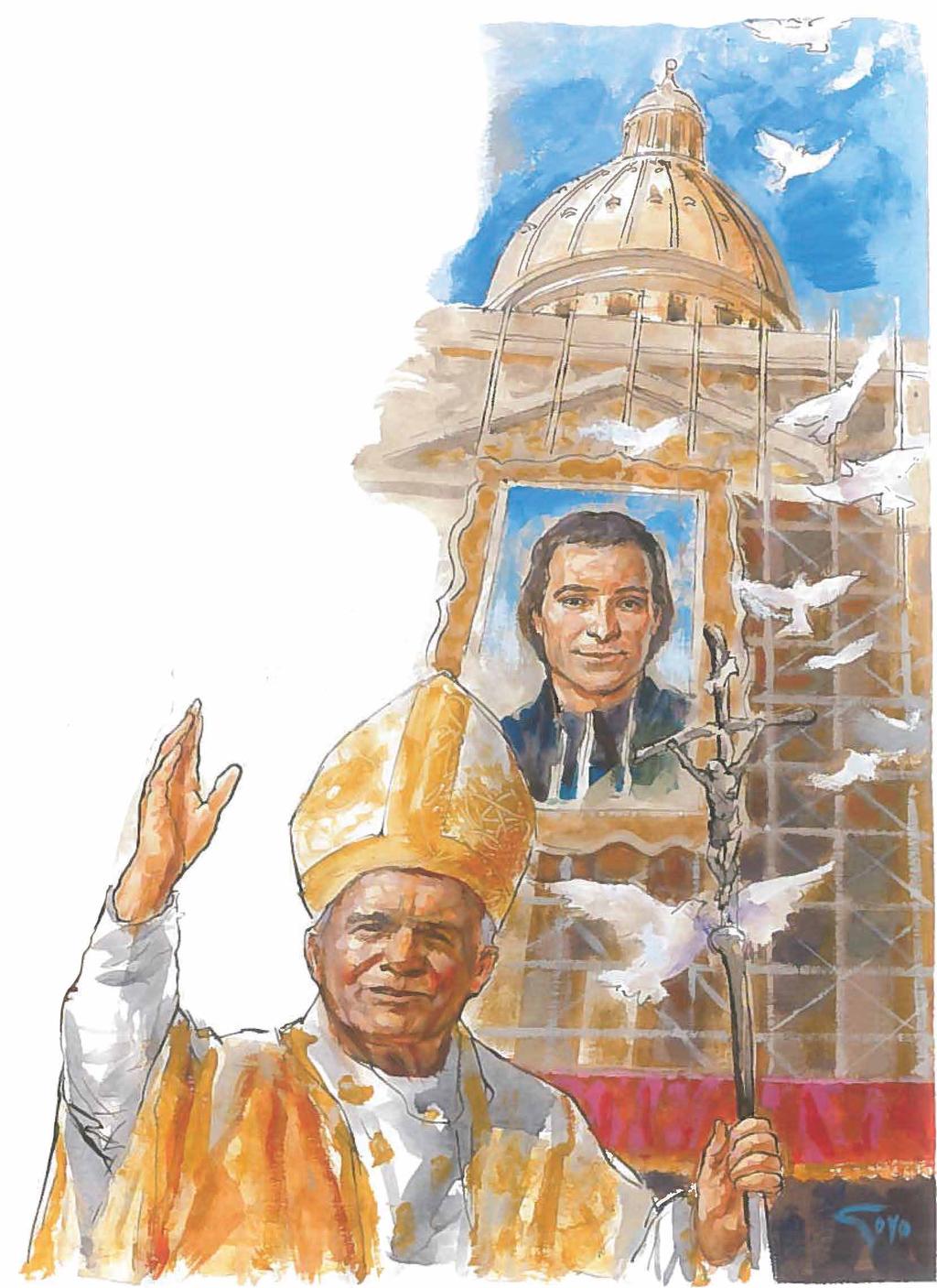 1999 18 ABRIL - CANONIZAÇÃO DE MARCELINO CHAMPAGNAT O papa João Paulo II