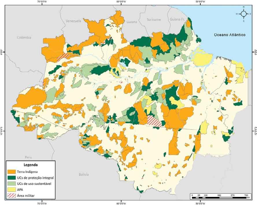 Áreas protegidas aumentam, mas crescem também as ameaças objetivo No Brasil, as Áreas Protegidas são divididas em UCs e TIs.