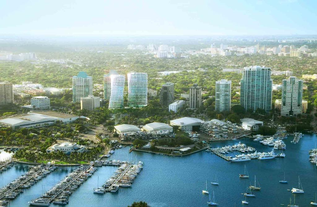 Grove at Grand Bay é um lugar exclusivo dentro de Miami.