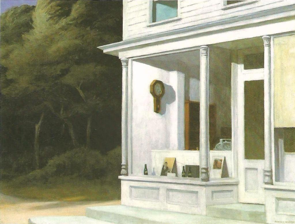 PARTE 3 DESENHO E EXPRESSÃO GRÁFICA QUESTÃO 3 (vale 16 pontos) Leia com atenção a toda prova antes de iniciá-la. Figura 1: Edward Hopper. Seven A.M.. Óleo sobre tela, 76,2 x 101,6 cm, 1948.
