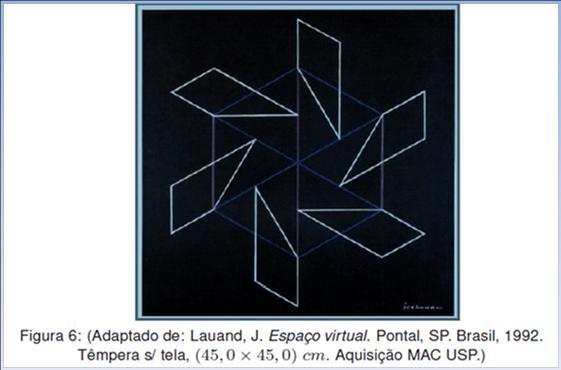 07. No quadro de Judith Lauand (figura 6), seja A a área do hexágono e A' a soma das áreas dos quadriláteros.