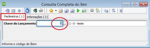 2.2: ENCARGOS DO BEM: O Sistema Questor faz o cálculo das depreciações de forma automática no momento em o mesmo é salvo, não havendo necessidade de interferência do operador