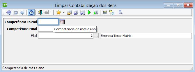 Tipo Contabilização: Indicar o tipo de contabilização que será feita, deixar selecionado o tipo Integração Contábil.