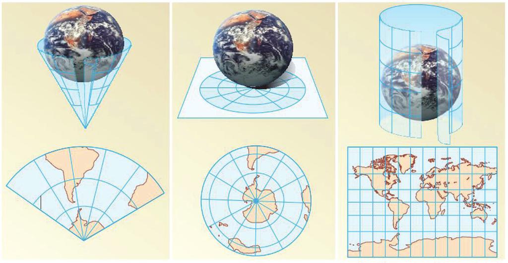 12. Observe com atenção o mapa e escreva sobre os elementos presentes nele. O globo é, sem dúvida, a melhor forma de representação do planeta Terra.