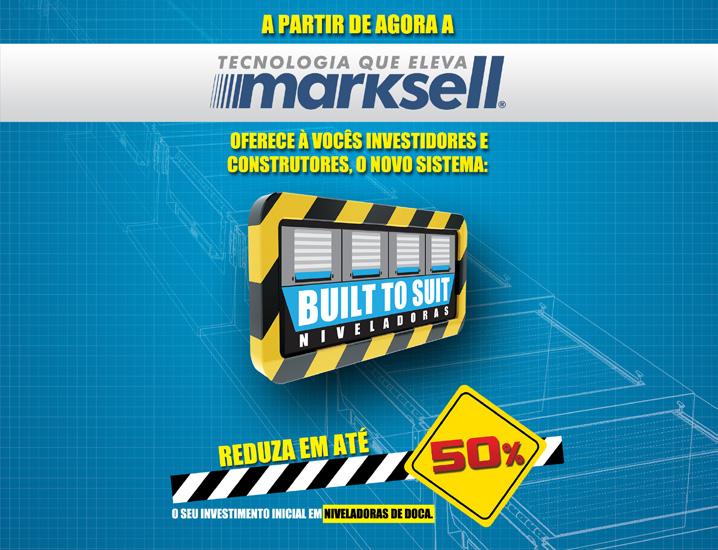> Built to Suit Niveladoras A MKS Marksell, empresa 100% brasileira, líder na fabricação de equipamentos para movimentação de carga e descarga, inova com seu novo sistema de fornecimento de