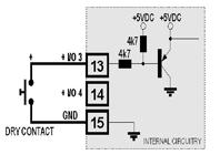 4-20mA Figura 4a - Conexão de corrente 4-20 ma Figura 4b - Conexão para 5V e 10 V 5 V e 10 V As ligações para sinais de tensão devem ser feitas conforme Figura 4b.