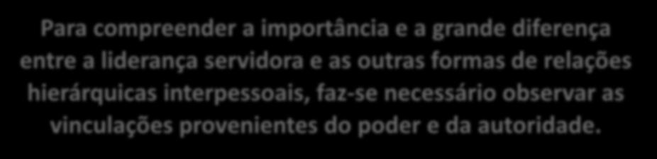 formas de relações hierárquicas interpessoais, faz-se