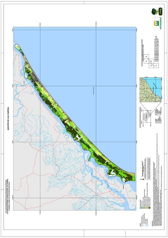 Apêndice 2. Resultados obtidos para o município de Ilha Comprida: mapeamento final dos ecossistemas de restinga do município de Ilha Comprida (Escala original 1:100.