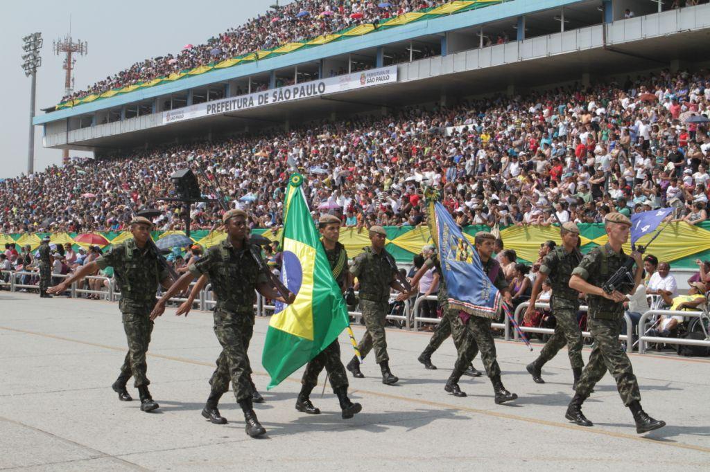 Desfile Cívico e Militar de Sete de Setembro comemora a Independência do Brasil Desfile de Sete de Setembro de 2012. Foto: José Cordeiro/ SPTuris.