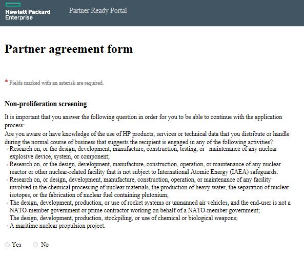Contrato de Parceiro (continuação) Ao clicar no botão Próximo, um formulário de Contrato de Parceiro se abrirá.