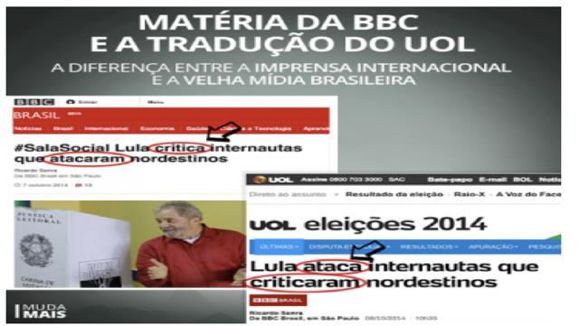 Imagem 03 Após a alteração ser denunciada não só pelo site Contexto Livre, mas por diversos outros suportes midiáticos, o próprio BBC- Brasil redige uma nota explicativa 6 O texto completo