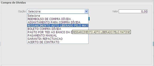 cancelamento do contrato anterior por meio de redigitação do contrato com o valor da parcela que foi efetivamente averbada, retendo o valor da compra do contrato anterior pela modalidade disponível