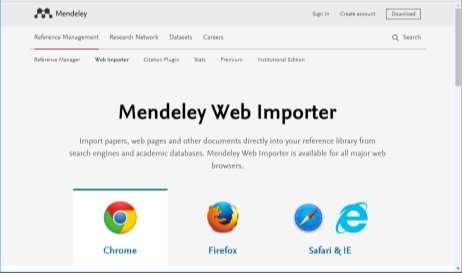 plugin: a) A partir da versão Mendeley Web, menu feed, clicar no link lateral