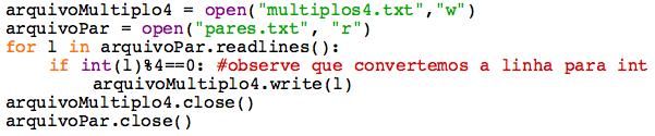 Lendo e Escrevendo O que faz o programa abaixo?