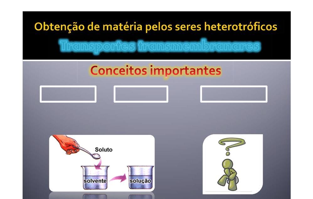 Soluto Substância que se pode dissolver Solvente Substância na qual se dissolve o soluto