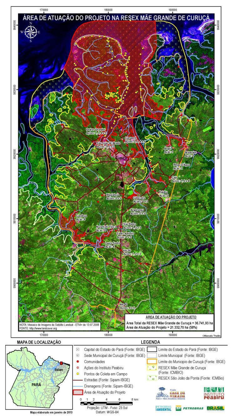 Área de Atuação do Projeto