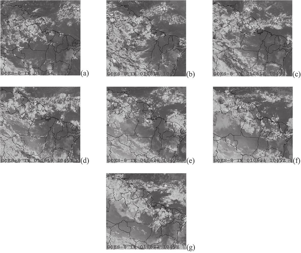 dradiação Solar Incidente (R.in A radiação solar incidente na superfície depende diretamente da quantidade de nuvens, o qual aumenta consideravelmente com a penetração de sistemas frontais (Fig. 3.