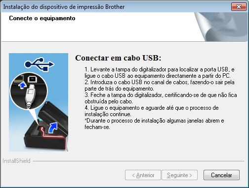 USB Windows Pr utilizdores de interfe USB do Windows (Windows XP Home/XP Professionl/Windows Vist /Windows 7/Windows 8) 12 Antes de instlr Clique em Instlção de MFL-Pro Suite e lique em Sim se eitr