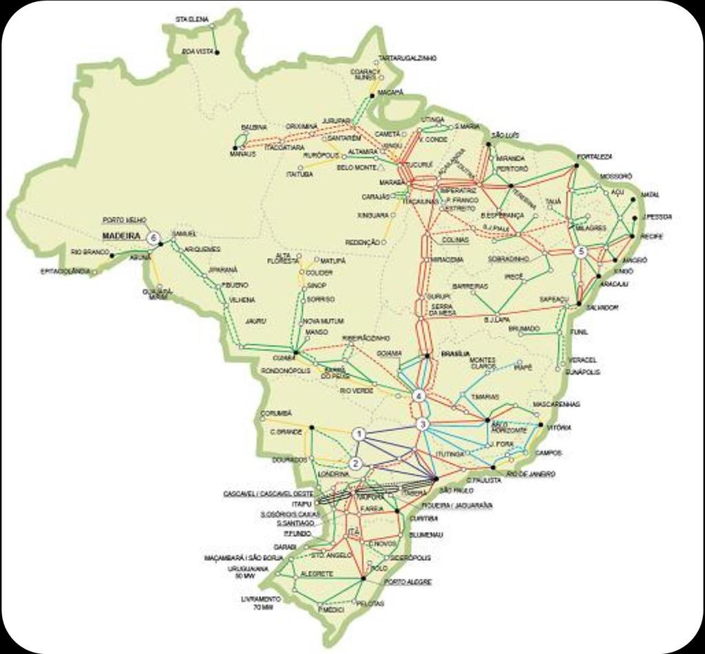 MATRIZ ENERGÉTICA BRASILEIRA Sistema Integrado Nacional - SIN 2% DO MERCADO 98% DO MERCADO SISTEMAS ISOLADOS 45% do território nacional CAPACIDADE INSTALADA 3.230 MW INSTALADA CAPACIDADE 129.