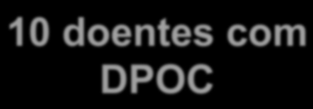 (±8,13) 10 doentes com DPOC IMC (kg/m 2 ) 28,62 (±6,08) Estado Civil