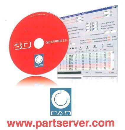 CAD SPRINGS, o primeiro e revolucionário software integrado de cálculo, selecção e geração paramétrica das molas para moldes,