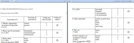 Descritor Característica morfológica, fisiológica, bioquímica ou