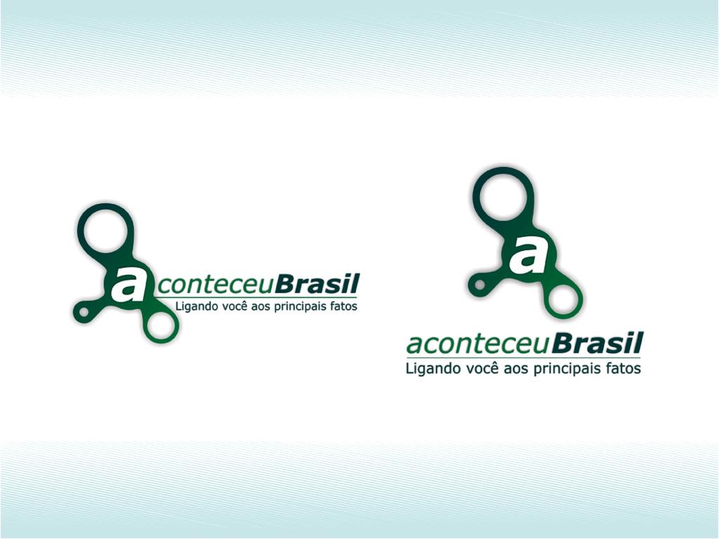 Cliente: Aconteceu Brasil Tipo: Site de notícias Projeto: Desenvolvimento de logotipo Público alvo: Homens entre 23 e 35 anos Conceito: Seriedade,