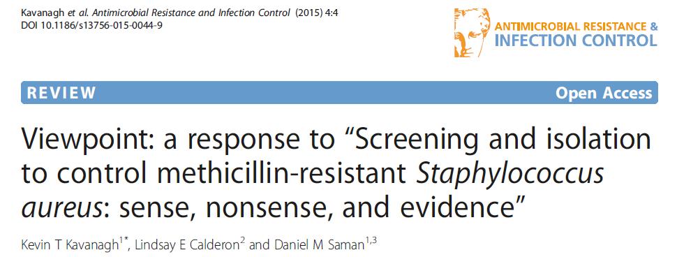 0 Banho com CHG => alternativa sobre a vigilância ativa e isolamento 0 2 grandes estudos 0 REDUCED MRSA study = CHG x Vig ativa e Isol ( aquisição de MRSA, não bacteremia MRSA) 0 Derde et al =