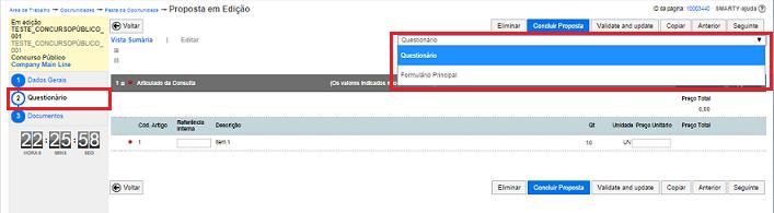 Gestão de Oportunidades Criar e Submeter Propostas