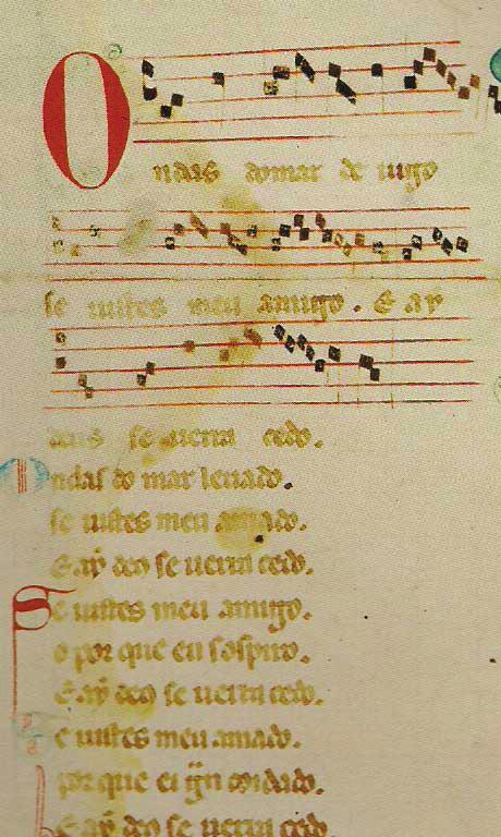 te das vezes, a comparação entre dois registros da mesma cantiga (às vezes, até três, porém, outras vezes, apenas um) o que dá maior fidedignidade à interpretação da sua letra e música.