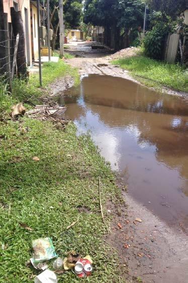 A partir da primeira intervenção feita pela equipe ambiental, através da colocação da placa e da limpeza feita