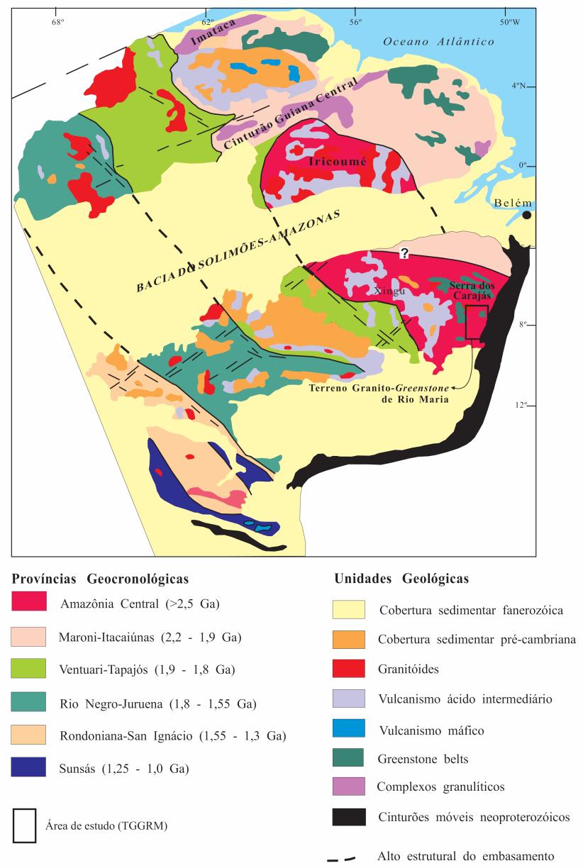 10 Figura 2 - Províncias geocronológicas do
