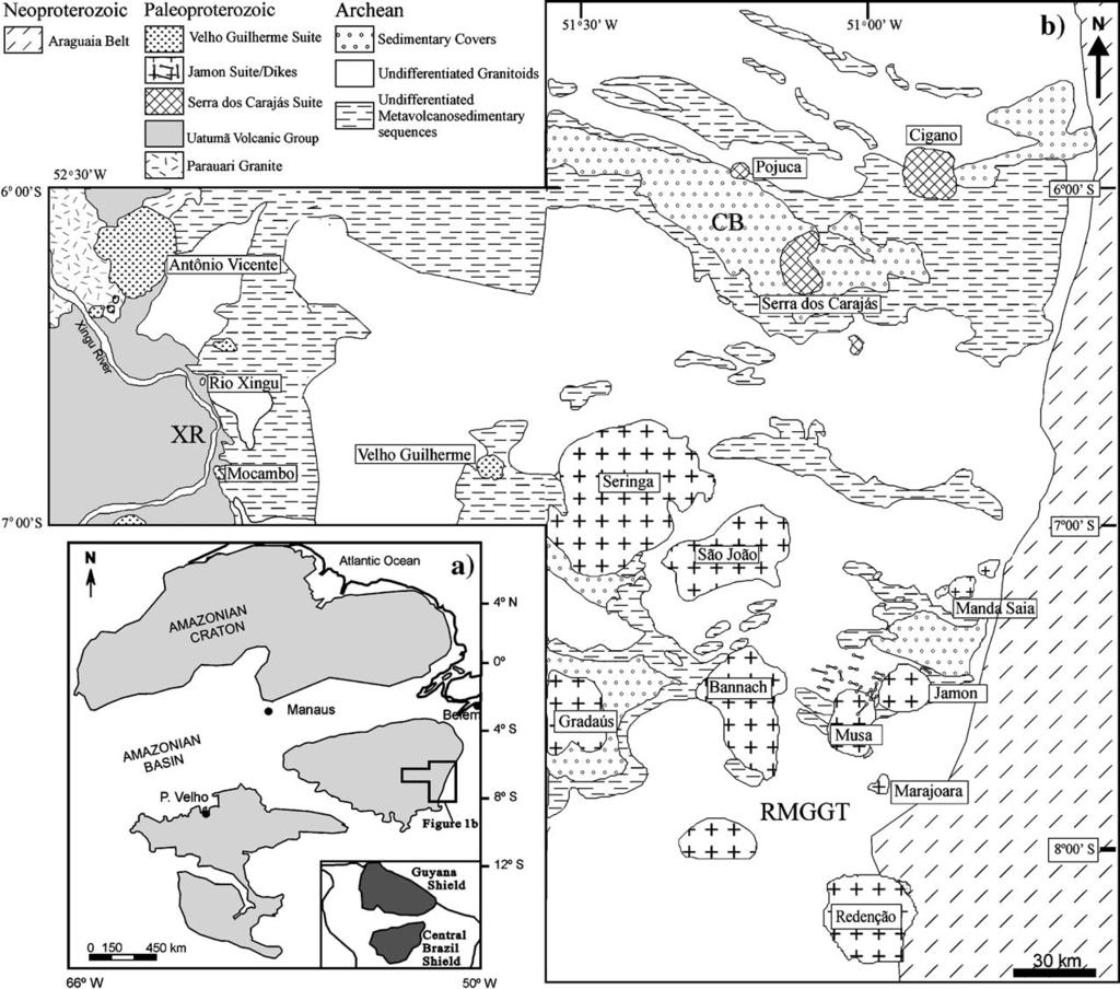 ARTICLE IN PRESS 71 R. Dall'Agnol, D.C. de Oliveira / Lithos xx (2006) xxx xxx 3 rapakivi granite suites were recognized in the province (Fig. 1).