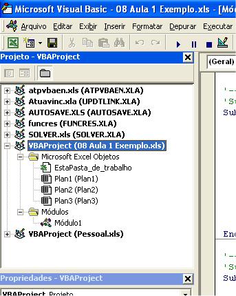 0/08/2016 Ativando o VBA (alt + F11) Deverá estar instalado com o Office Tecla de Atalho Alt + F11 Inserir Módulo na planilha de trabalho Organização Básica do VBA Variáveis devem ser definidas no